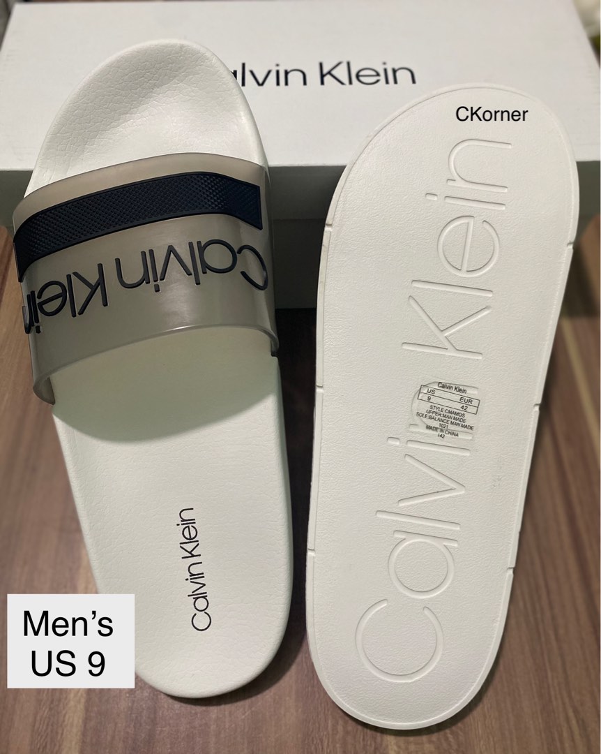 Calvin Klein Men's Slides, Men's 