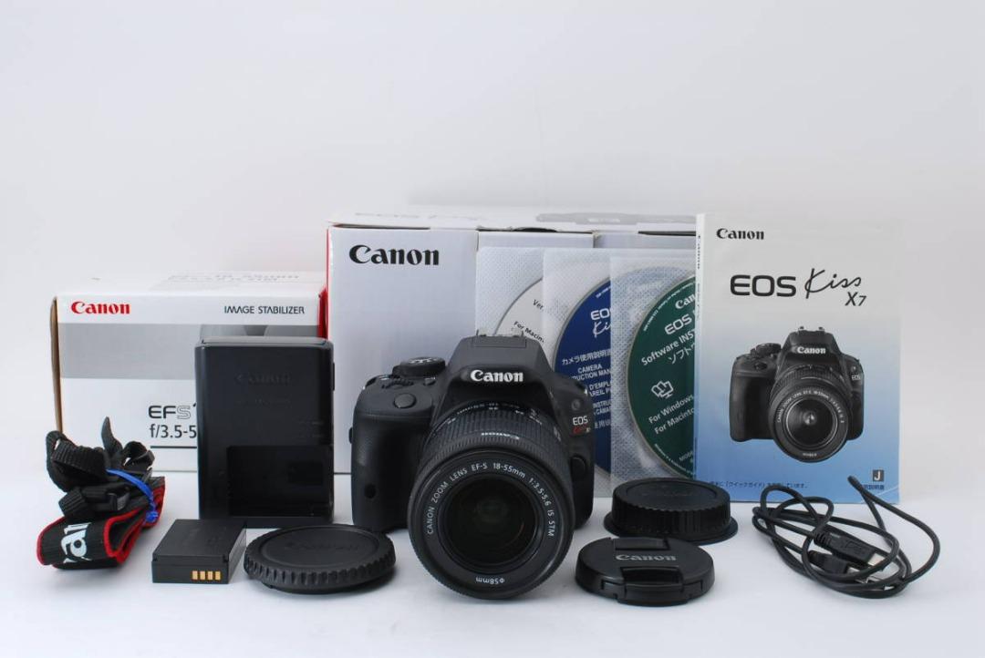 Canon EOS kiss X7 機身附EF-S 18-55 IS STM 鏡頭, 攝影器材, 相機