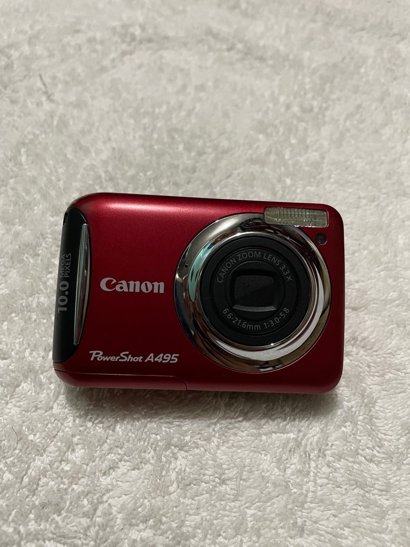 124：CANON A495 キャノン デジタルカメラ ジャンク