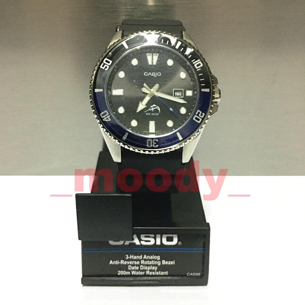 Casio Duro Marlin Diver Watch Black Blue Batman Men s Fashion