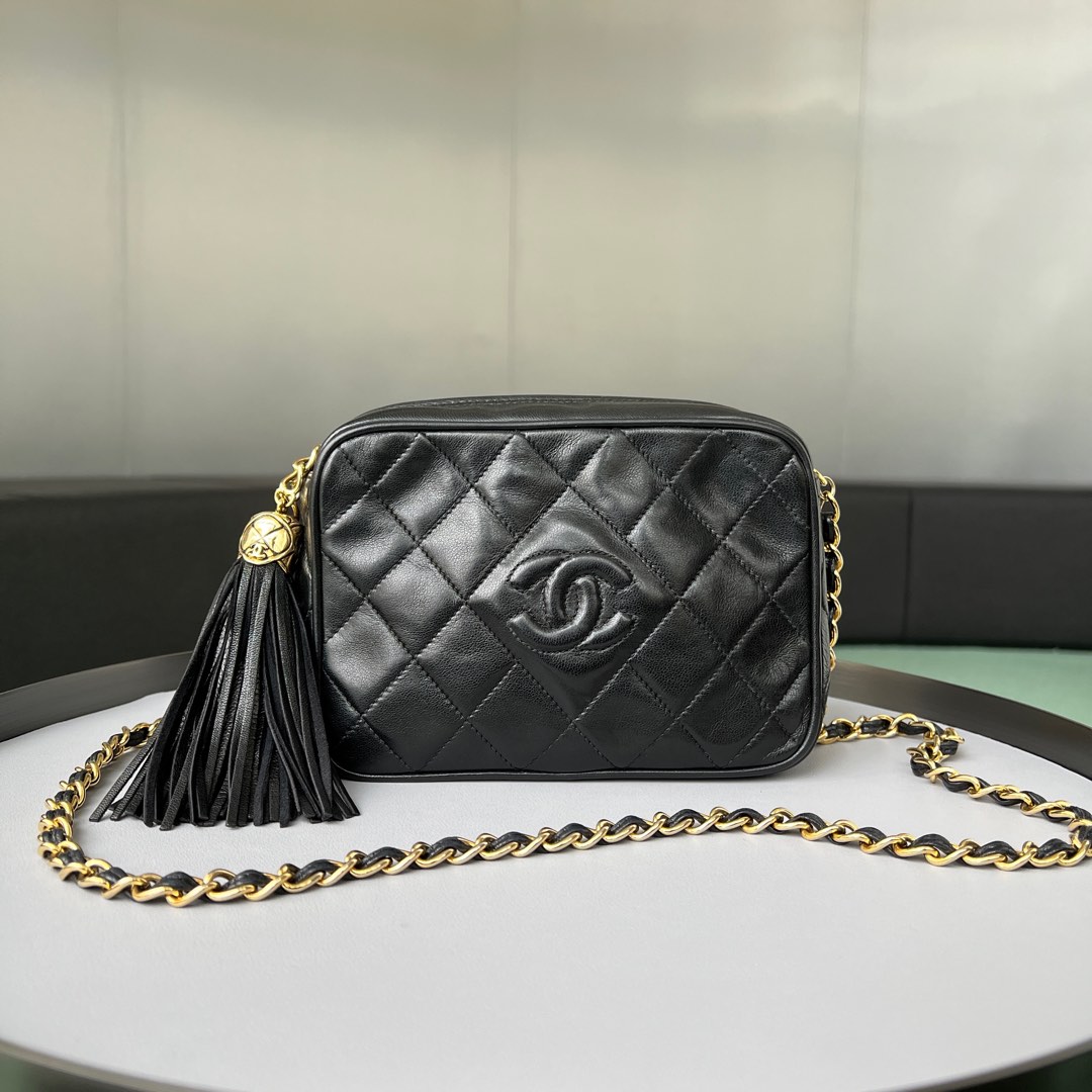 Chanel Vintage Camera Bag Tassel, Luxury, Bags & Wallets on Carousell
