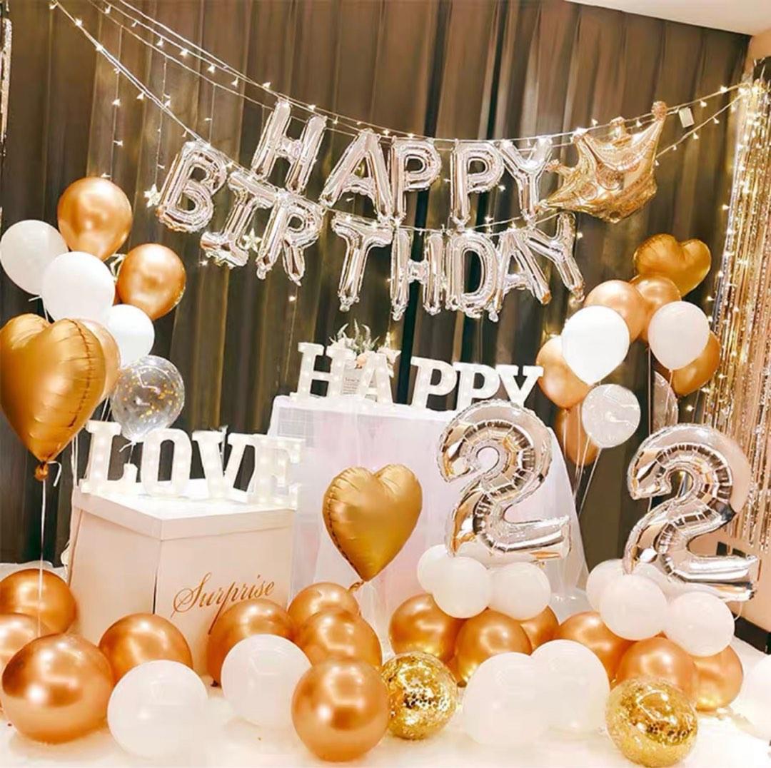 [Cheapest in town] Happy Birthday Party Balloon Decoration #1, Hobbies ...