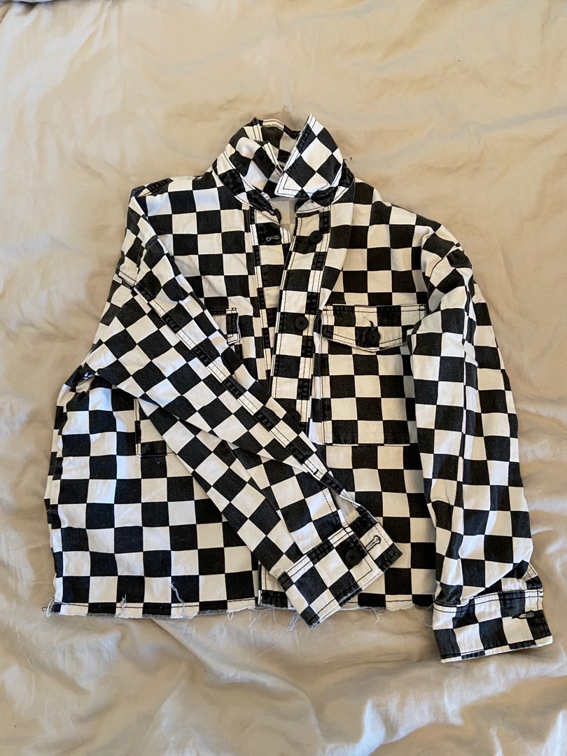 Tartan 2024 jacket topshop
