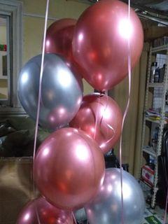 Chrome Flying Balllons / Hydro Flying Balloon @ P20 / Helium @ P150 each
