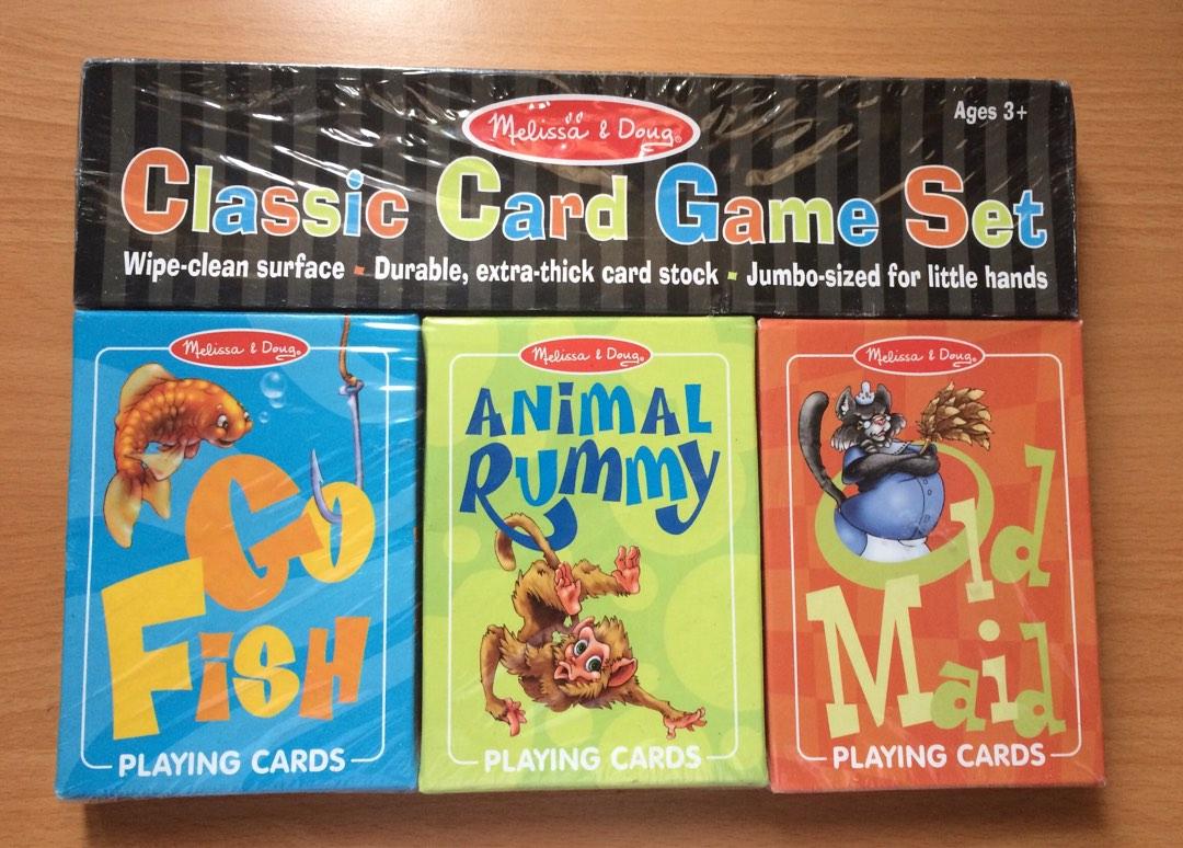 Melissa and doug classic card 2025 game set
