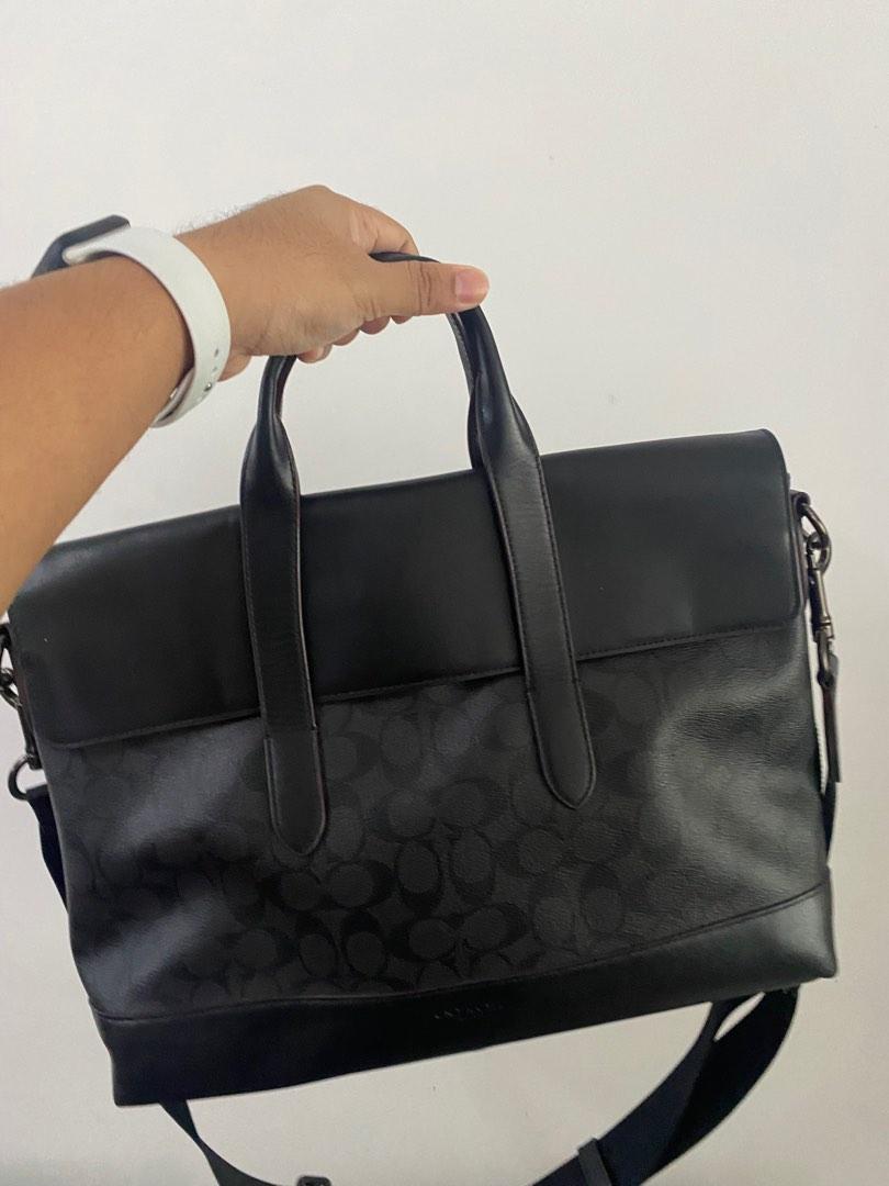 coach briefcase, Men's Fashion, Bags, Briefcases on Carousell