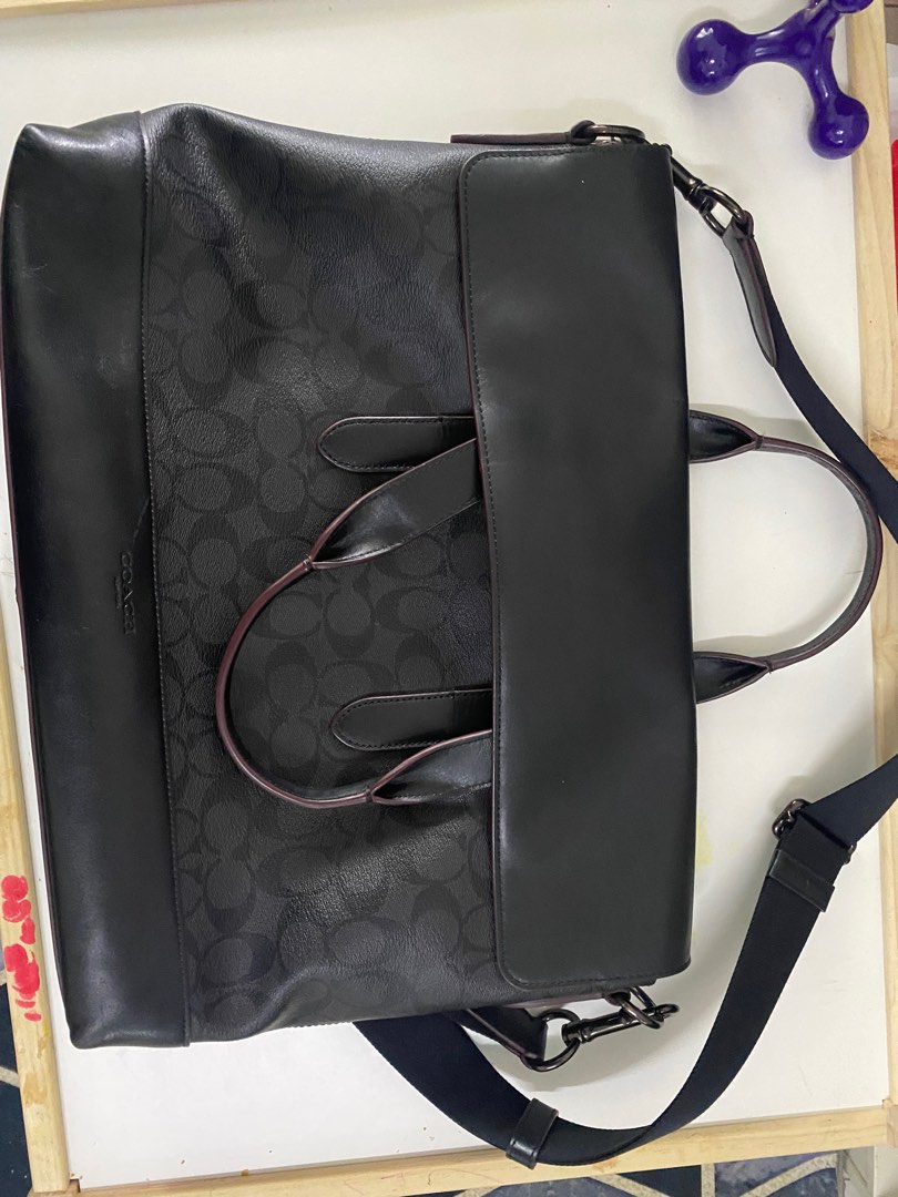 coach briefcase, Men's Fashion, Bags, Briefcases on Carousell