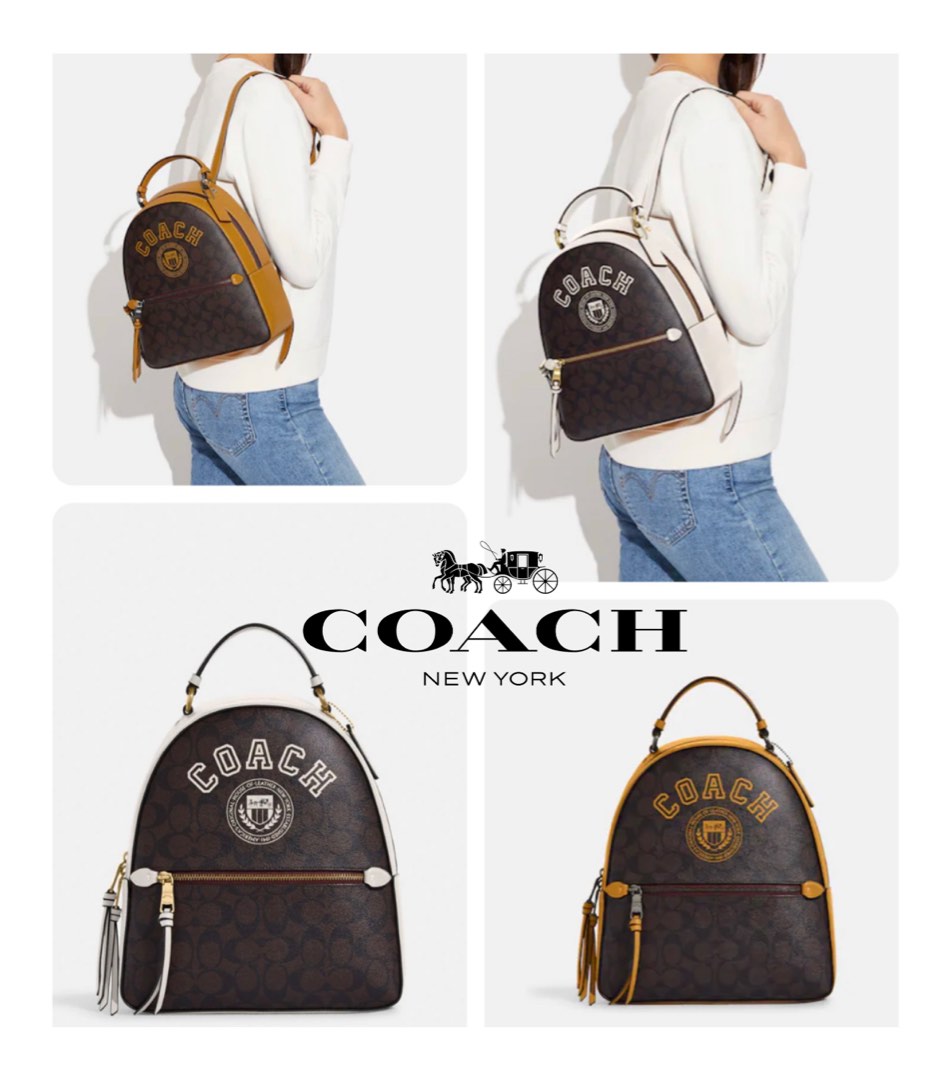 Jordyn backpack with signature canvas detail deals