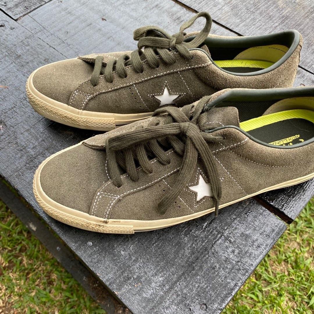 Converse one shop star olive