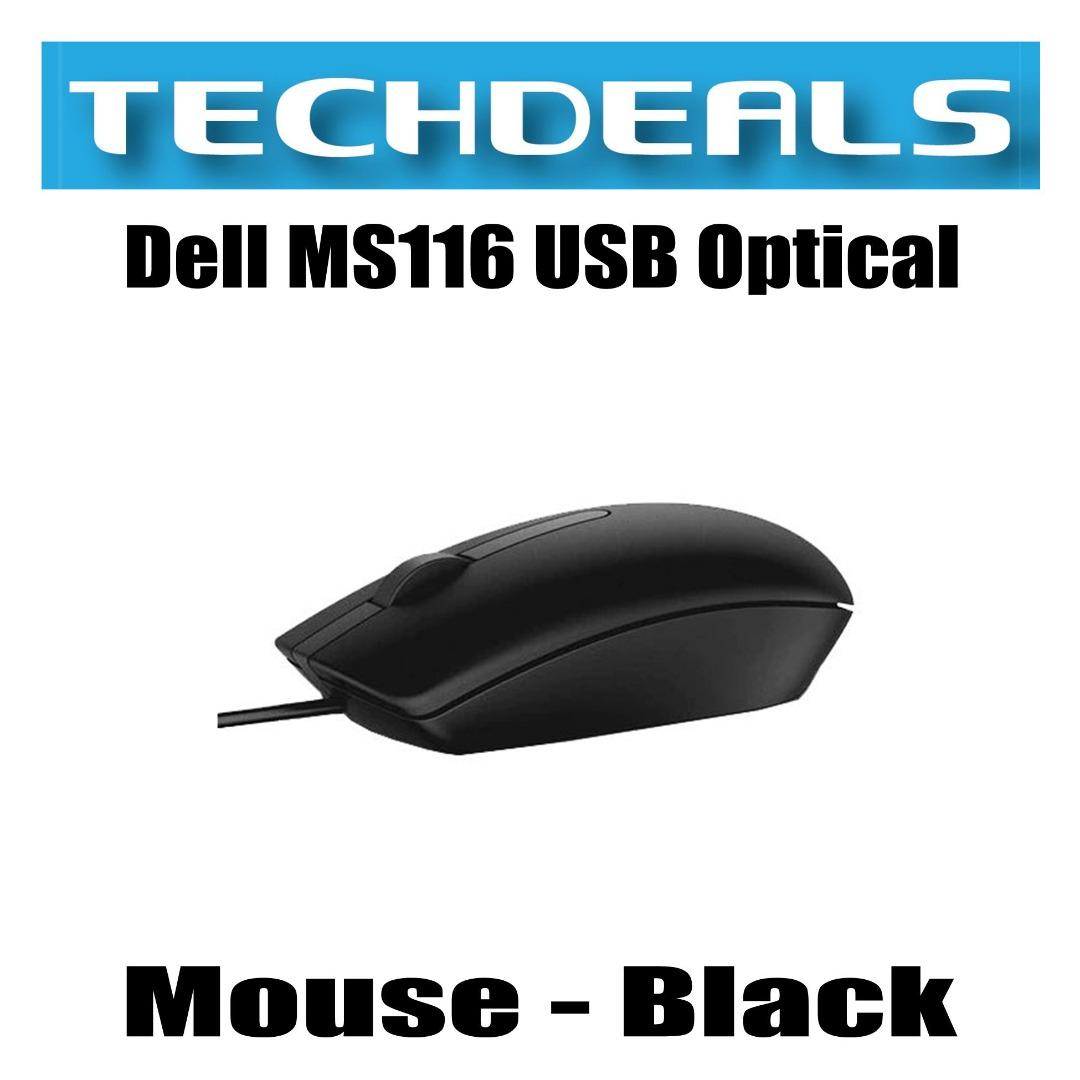 Dell MS116 USB Optical Mouse - Black491994993332080640