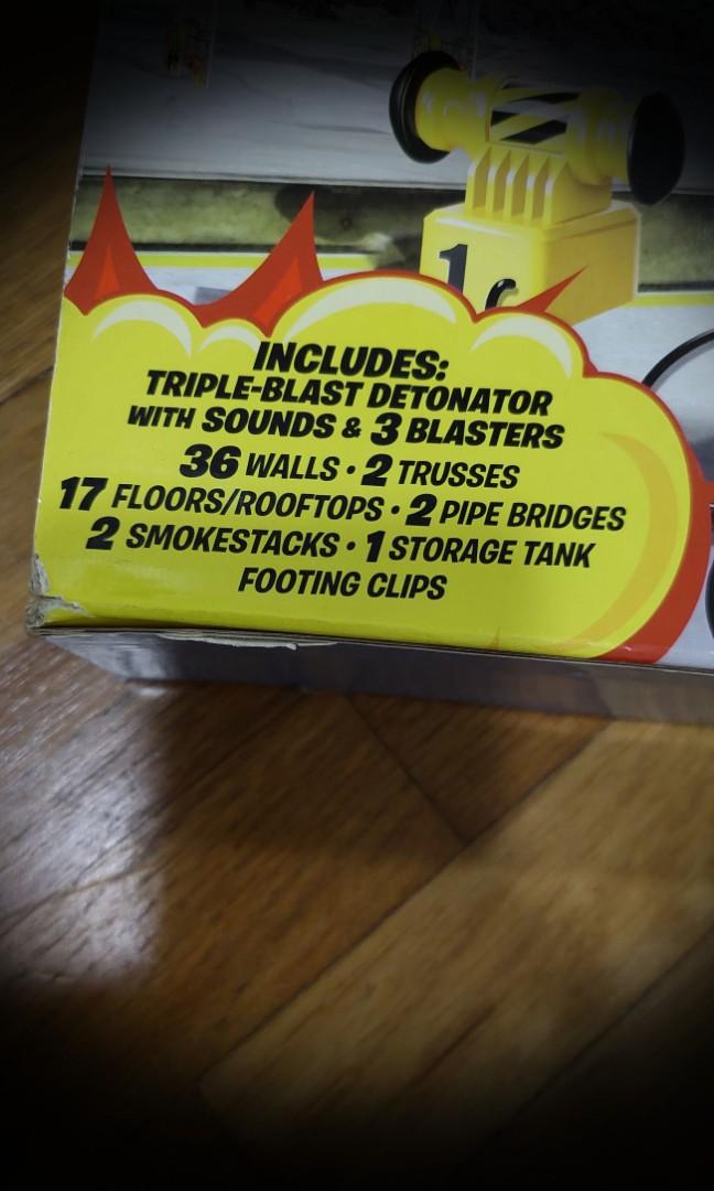 Demolition lab triple blast warehouse top