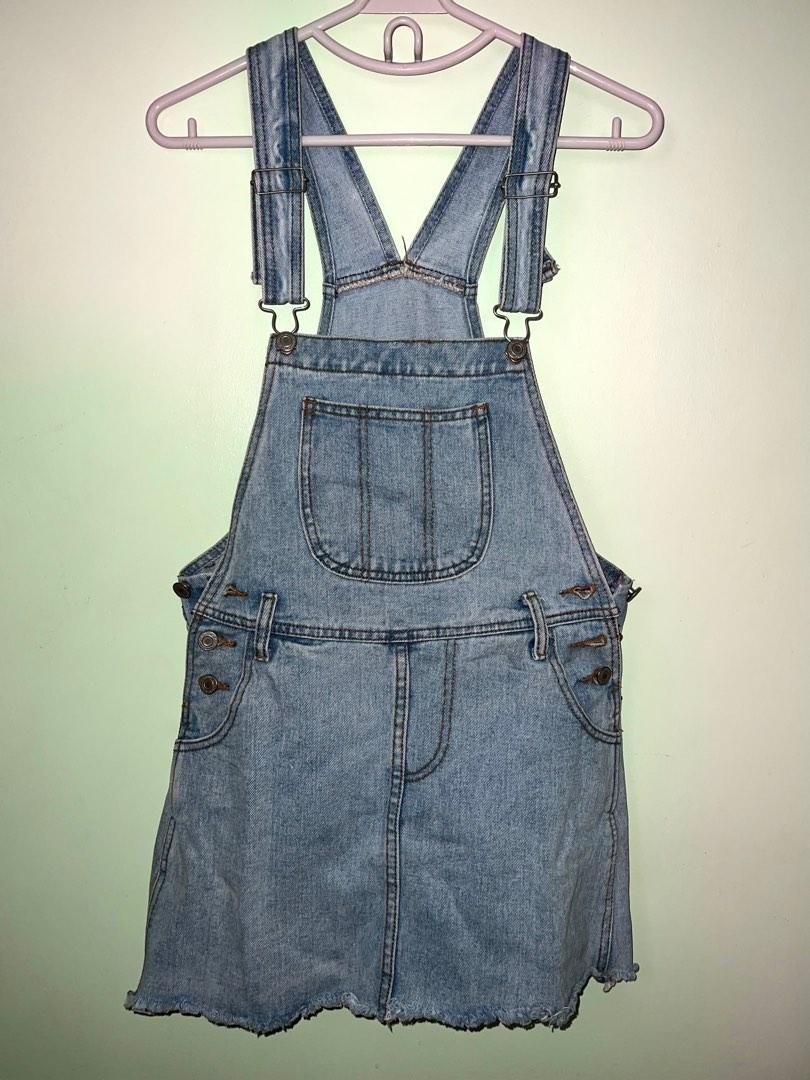 Denim Dress Women Overall