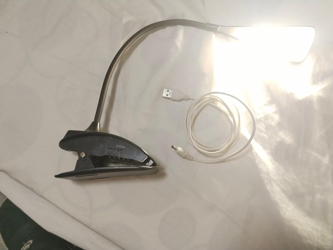 Desk Clip Study Lamp (Black) (Category: Lighting) located in Dipolog. Submitted by shikeloxespies (Listing ID 1181836088, Image 2). Description: Clip Lamp comes with its original charger Clip Lamp has no scratches nor discoloration or whatsoever Clip Lamp has 3 types of lighting RFS: Need funds POM: Gcash.