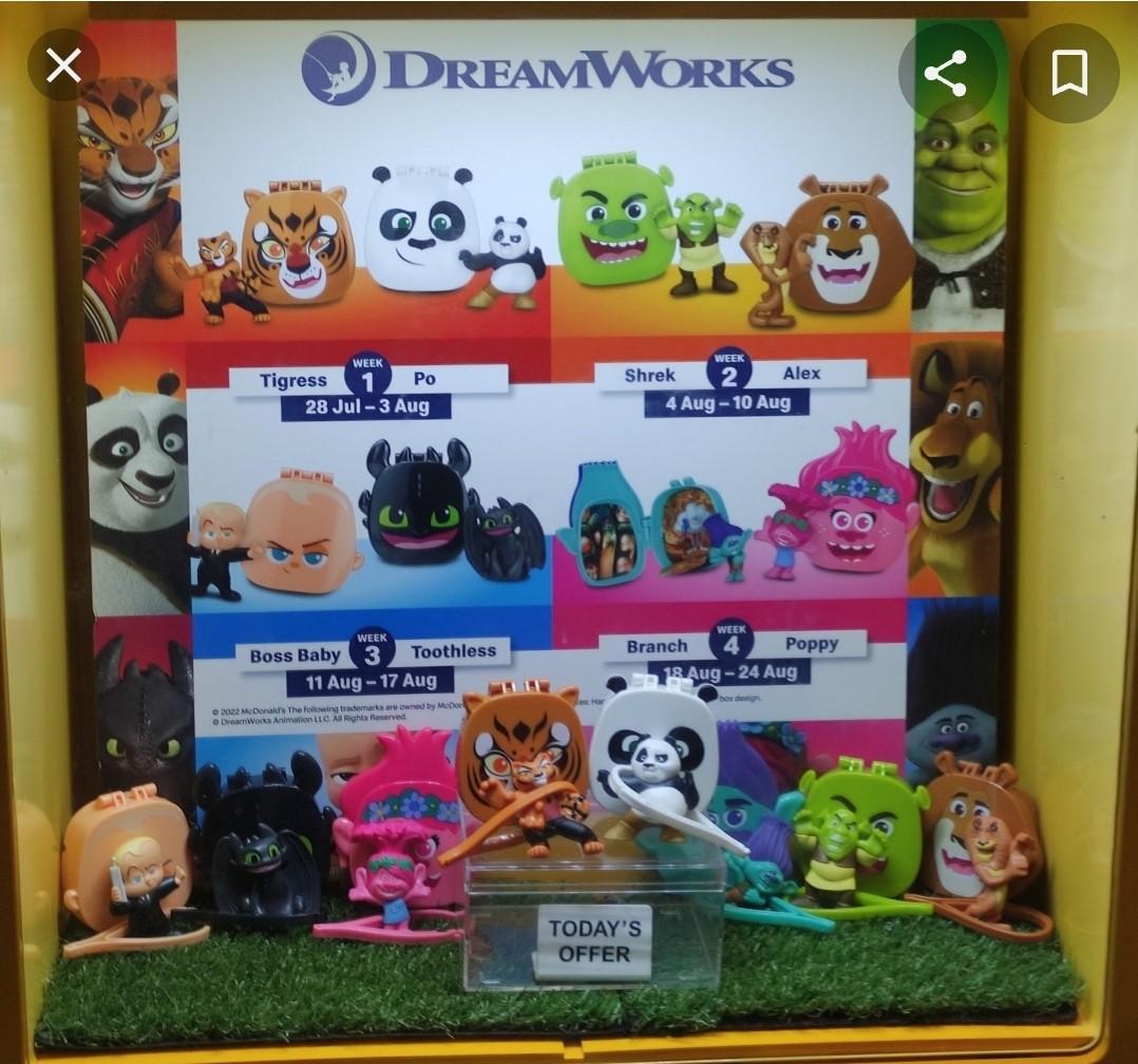 DreamWorks McDonalds, Hobbies & Toys, Memorabilia & Collectibles, Fan