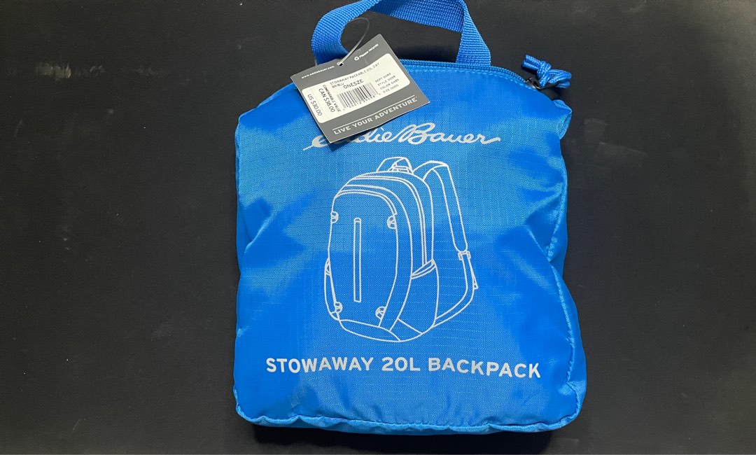 Eddie Bauer Stowaway 20L Backpack, Men's Fashion, Bags, Backpacks on