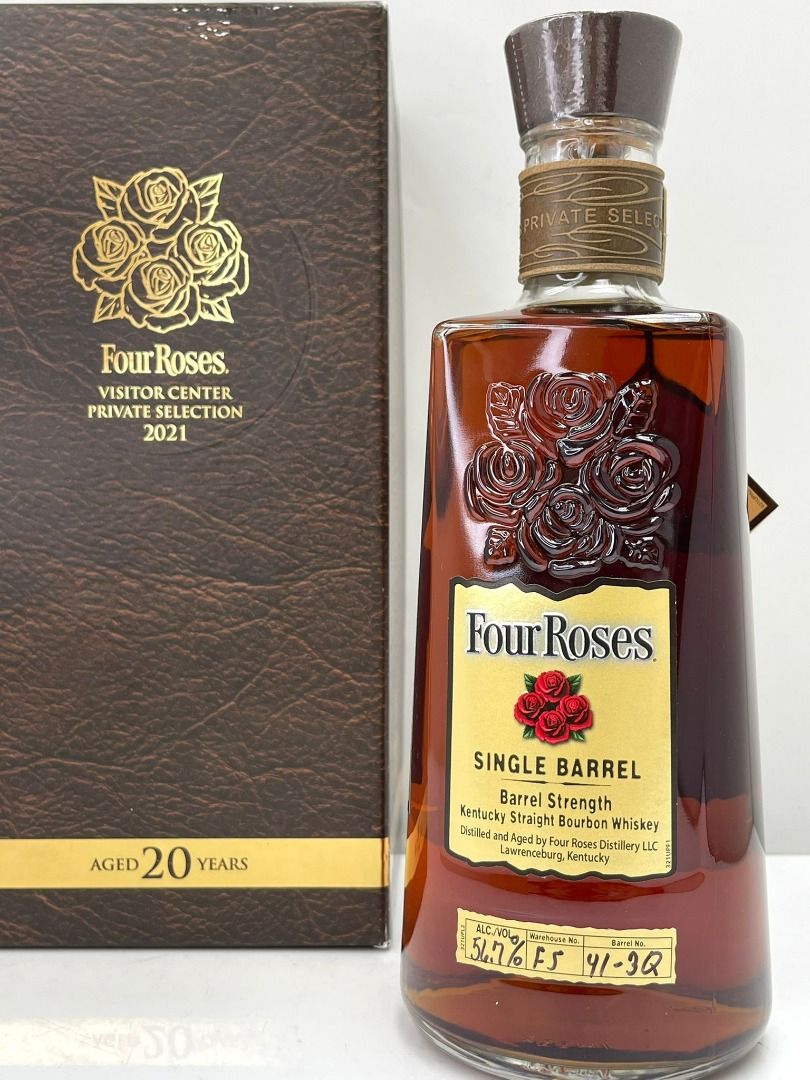 Four Rose Visitor Center private Selection Single Barrel 20 years ...