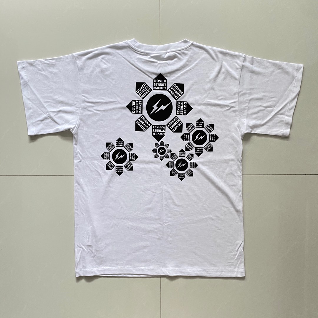 Fragment Design x Dover Street Market Flower Tee, Men's Fashion