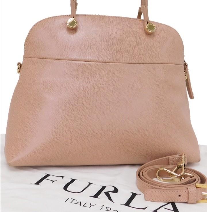 Furla leather dome hotsell satchel