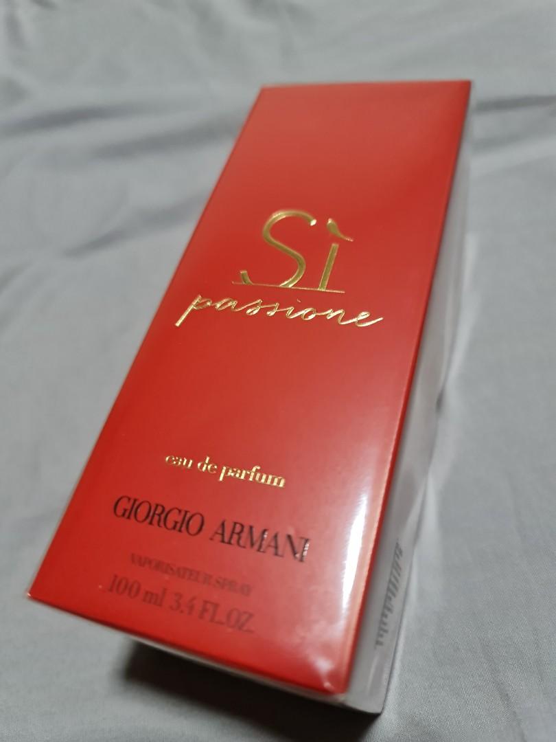 Giorgio armani si passione eau de parfum 3.4 top fl oz
