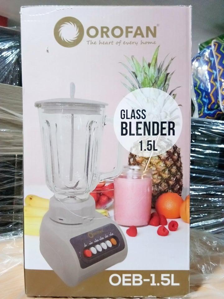 Glass Blender 4Speed Pulse Function 1.5Liter (OEB1.5L), TV & Home
