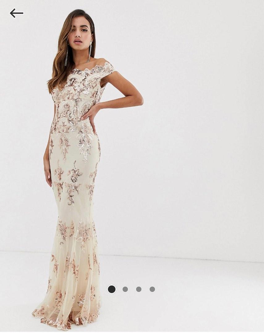 Goddiva evening dress Women s Fashion Dresses Sets Evening