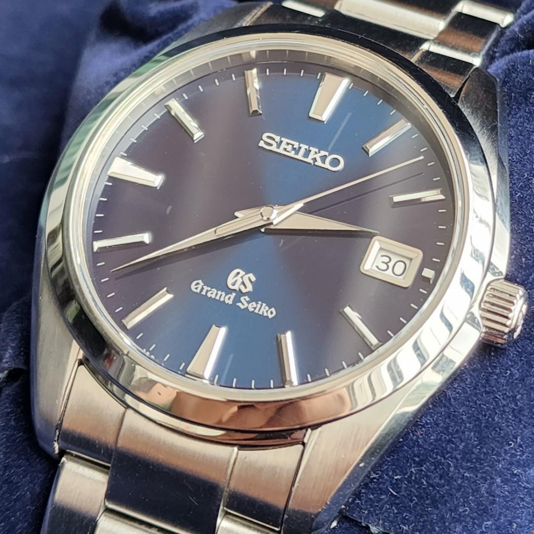 40mm Grand Seiko 9F Blue SBGX025 Discontinued Quartz Spring Drive Hi Beat,  Luxury, Watches on Carousell