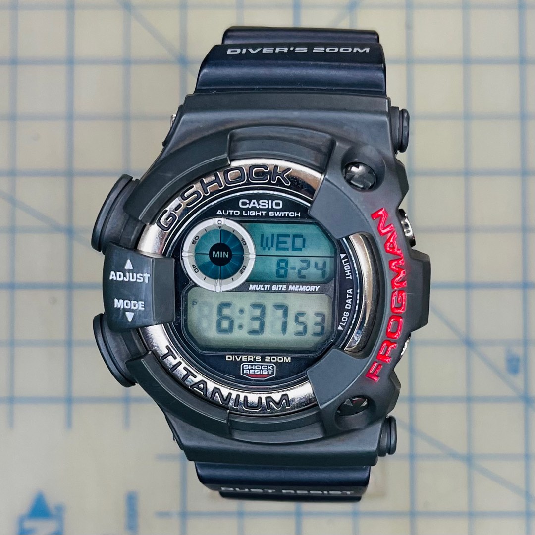 G-SHOCK DW-9900 人気貴重なFROGMAN潜水カエルチタン - 腕時計(デジタル)