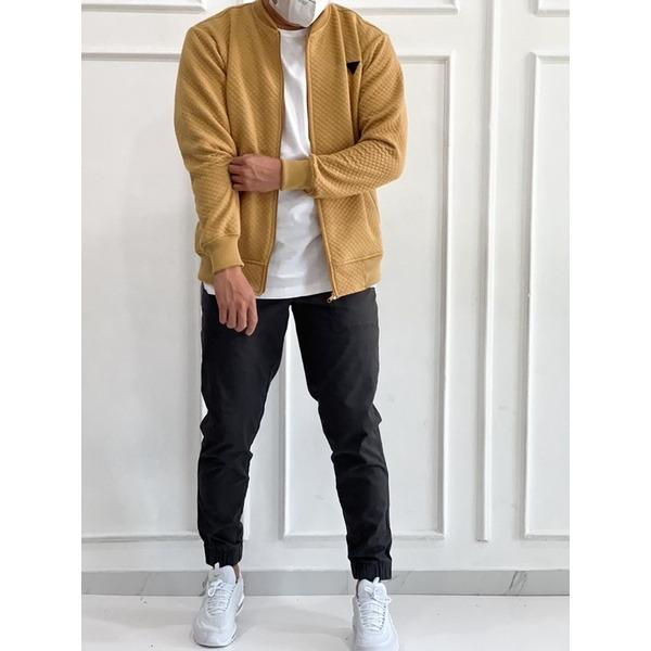 Guess Norris Quilted Flight Jacket Fesyen Pria Pakaian Baju