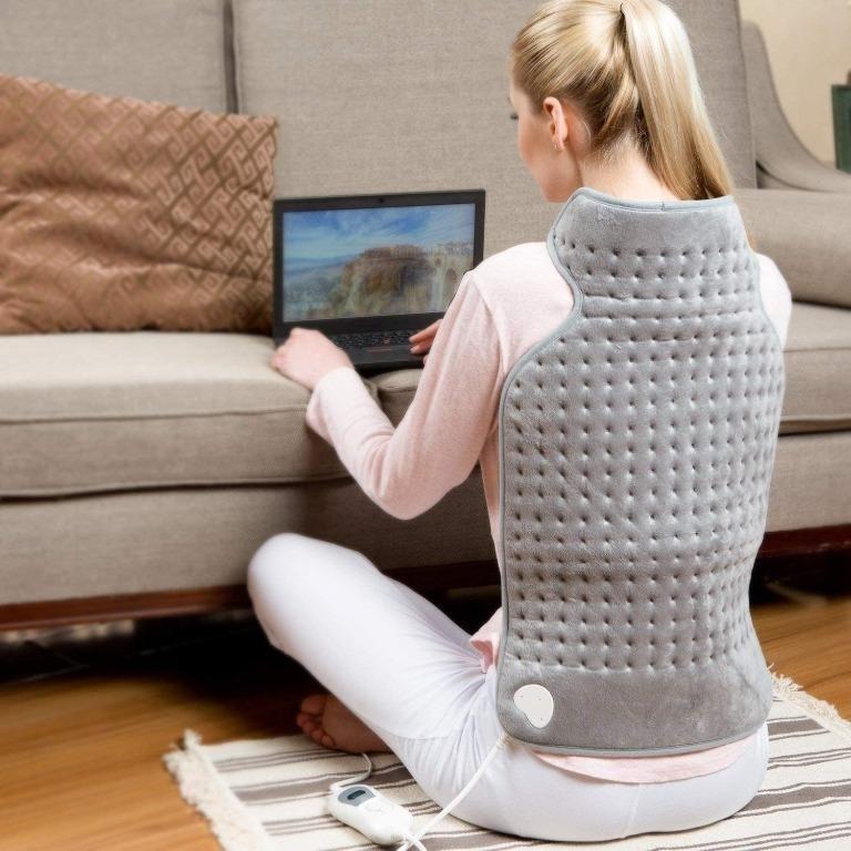 Hangsun Electric Heat Pad for Back Pain Relief with 6 Levels ...