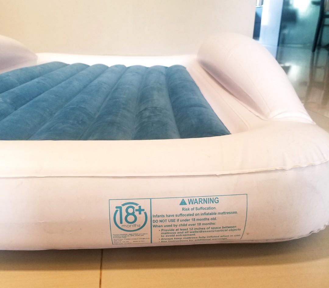 Hiccapop Inflatable Toddler Bed ( 62 x 40 x 12 inches ) PLEASE NOTE
