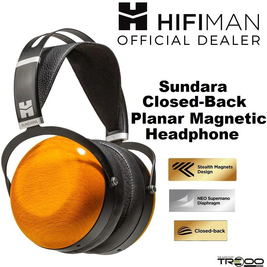 Official] HiFiMAN Sundara Closed-Back Planar Magnetic Over-Ear Headphone,  Audio, Headphones & Headsets on Carousell