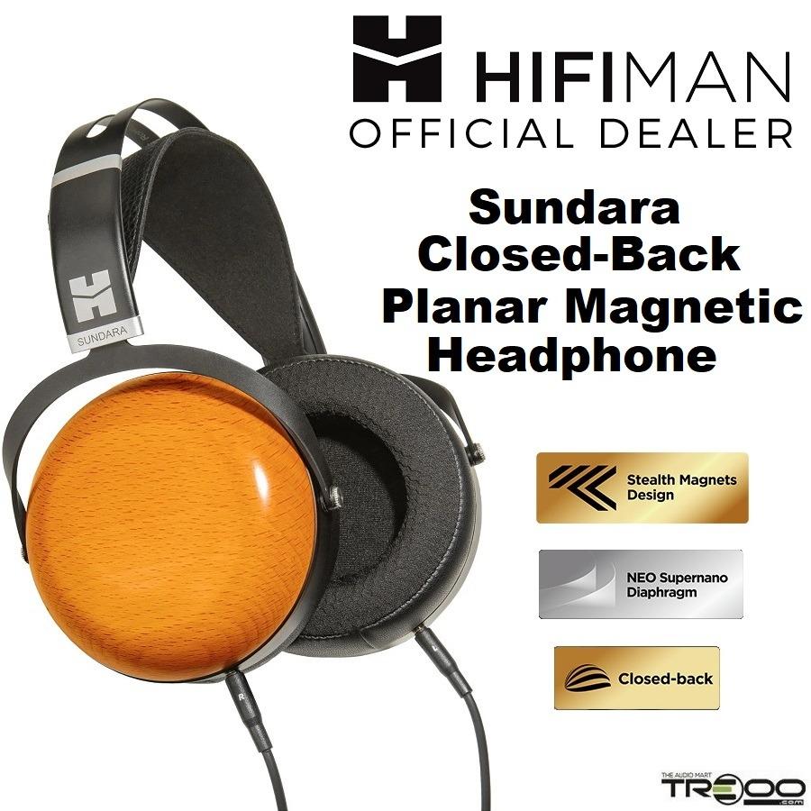 HiFiMAN Sundara ClosedBack Planar OverEar Headphone, Audio