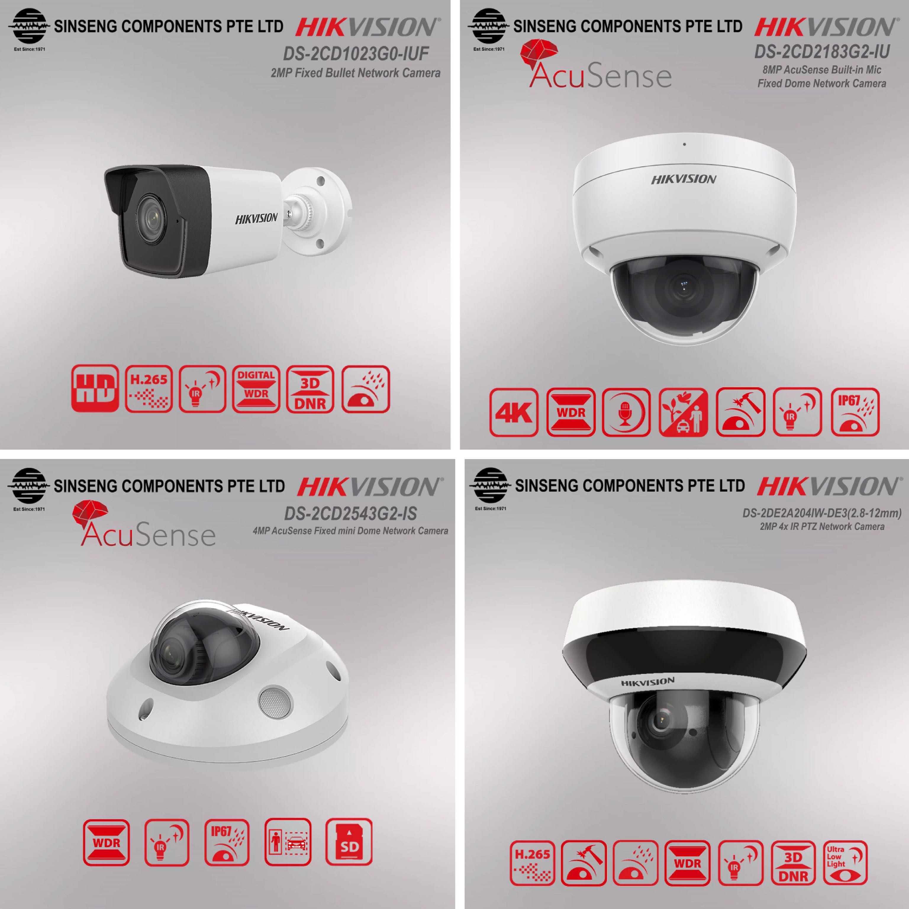Hikvision audio cheap ip camera