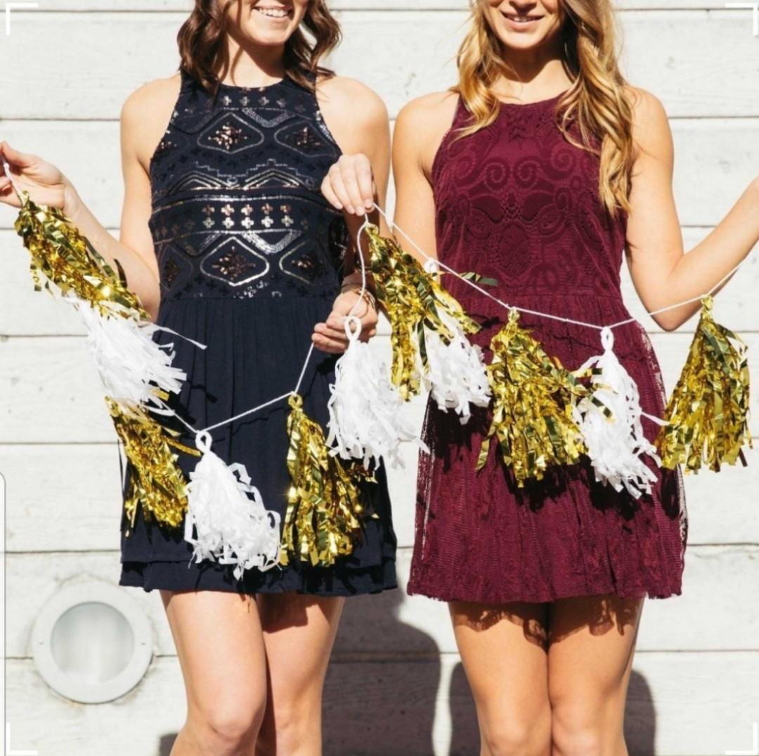 Hollister velvet dress shop