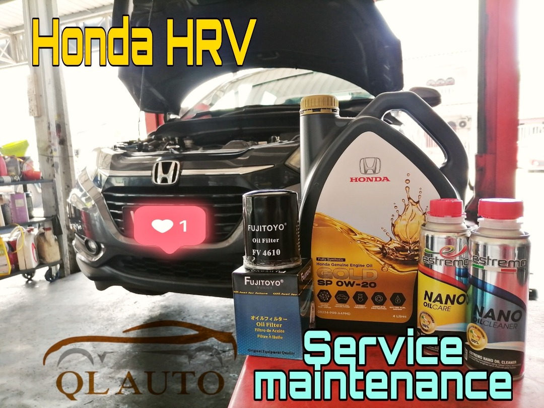 Honda Hrv Replacement Of Engine Oil, Auto Accessories on Carousell