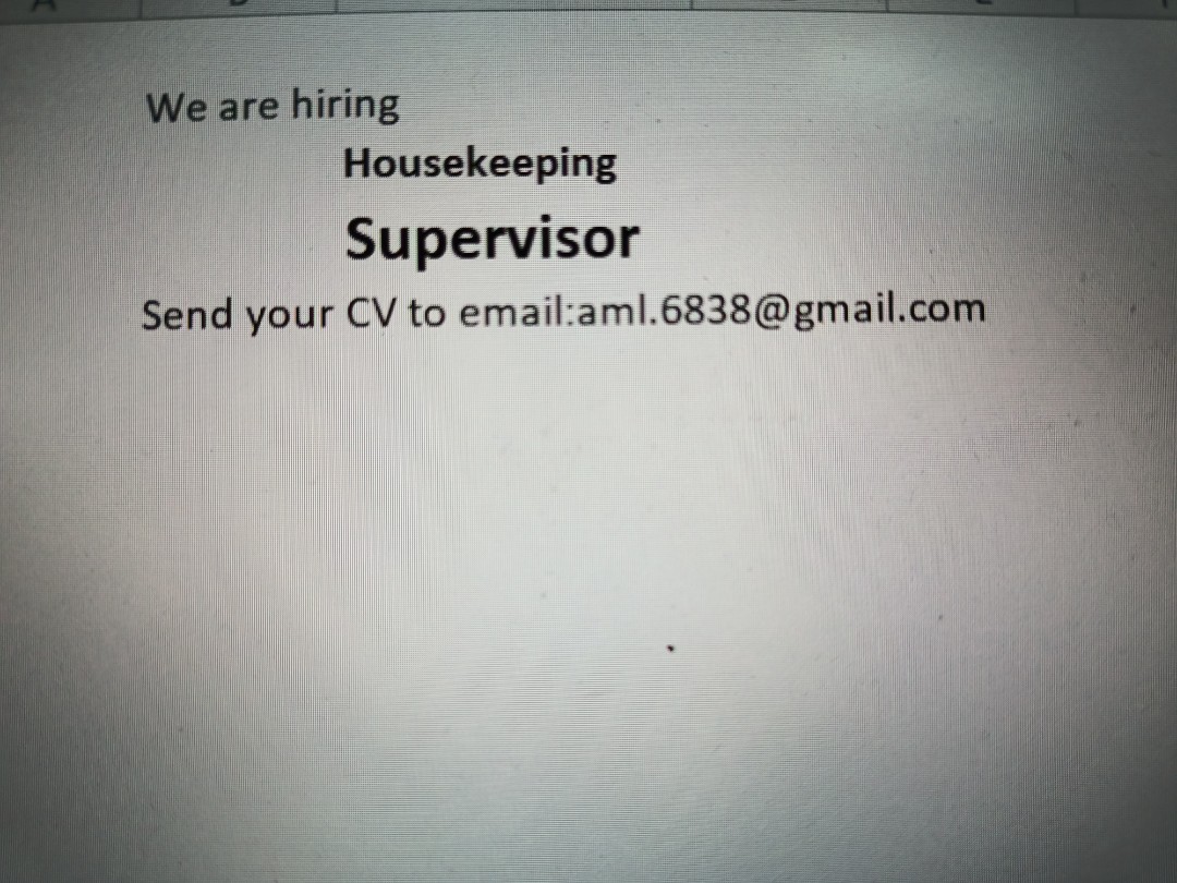 Housekeeping Supervisor, Jobs, Hospitality, F&B on Carousell
