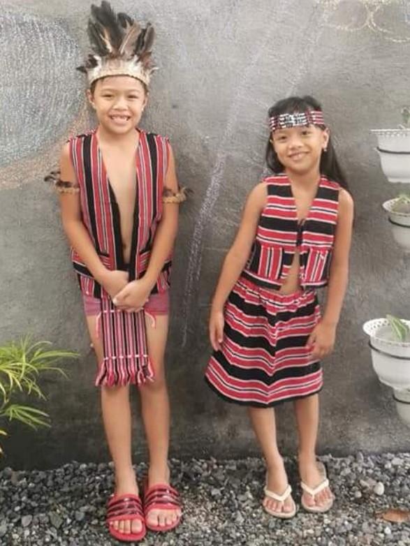 Igorot costume boys sold for girls still available size M, Babies & Kids, Babies & Kids Fashion