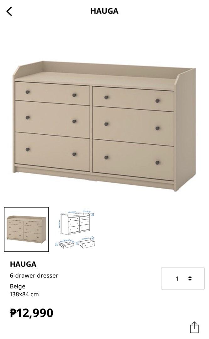 Ikea Hauga Dresser, Furniture & Home Living, Furniture, Other Home