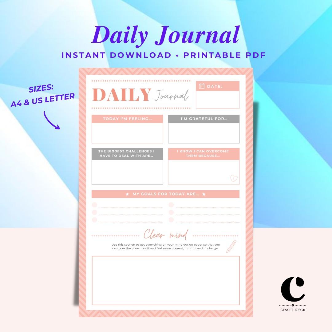 Download Printable Self-Care Journal Prompts PDF