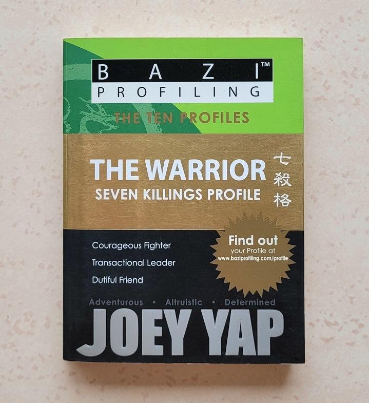 Joey Yap Bazi Profiling The Warrior Seven Killings Profile, Hobbies