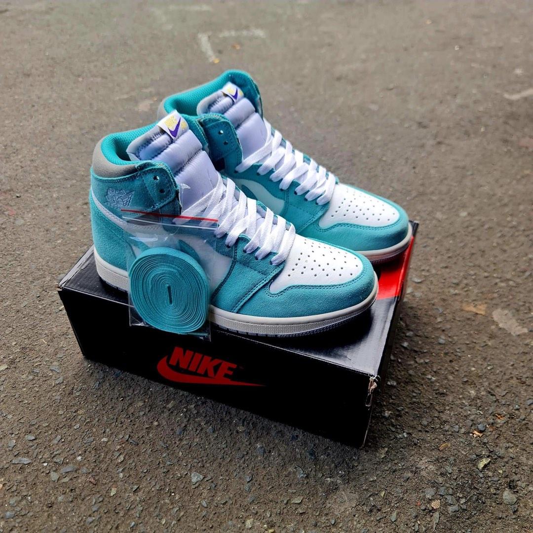 JORDAN 1 HIGH TURBO GREEN FOR MEN AND WOMEN Men s Fashion Footwear Sneakers on Carousell