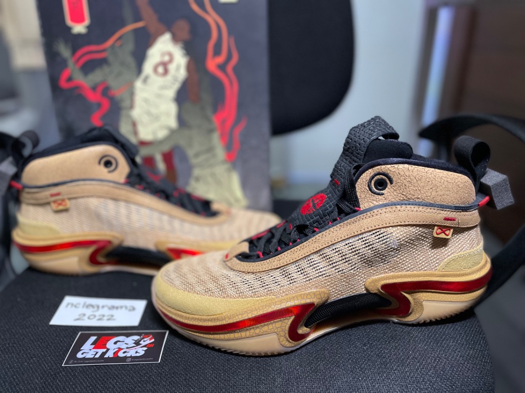 Jordan 36 Rui Hachimura Black Samurai, Men's Fashion, Footwear ...