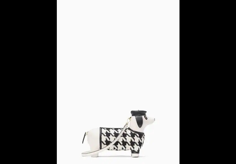 Kate Spade Claude Dachshund Crossbody In White Multi, Women's Fashion