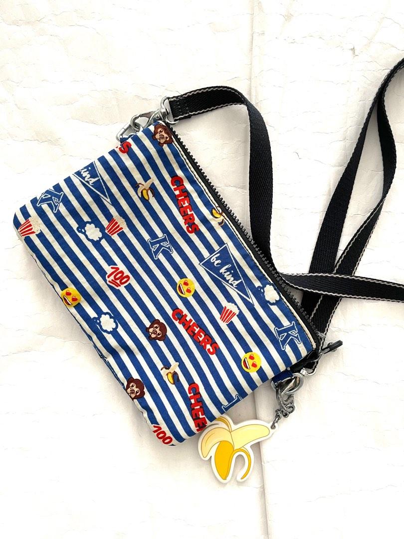 KIPLING emoji stripe creativity X, Women's Fashion, Bags & Wallets ...