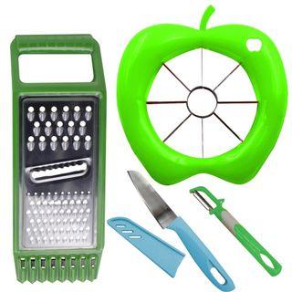Kitchen Peeler Set Knife Grater Apple Slicer Peeler 4 in 1 Kitchen Tools