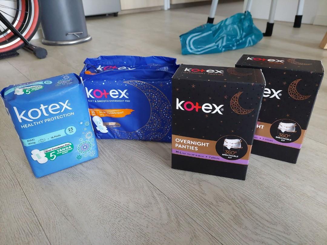 Kotex Sanitary Pads & Overnight Panties, Beauty & Personal Care, Sanitary Hygiene on Carousell