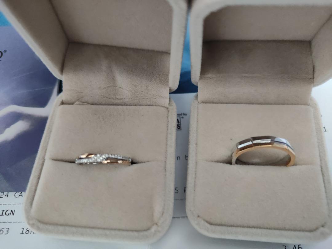 Lazo diamond cheap couple ring