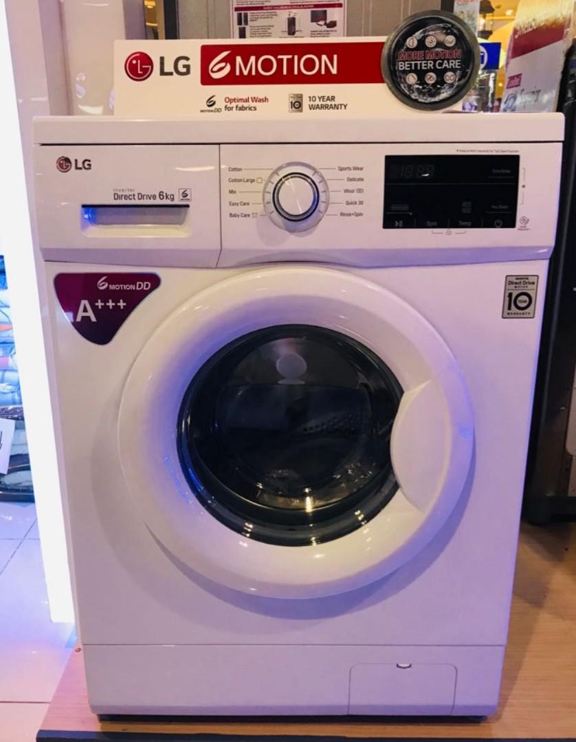 LG WASHER & SPIN FRONT LOAD DIRECT DRIVE WASHING MACHINE, TV & Home