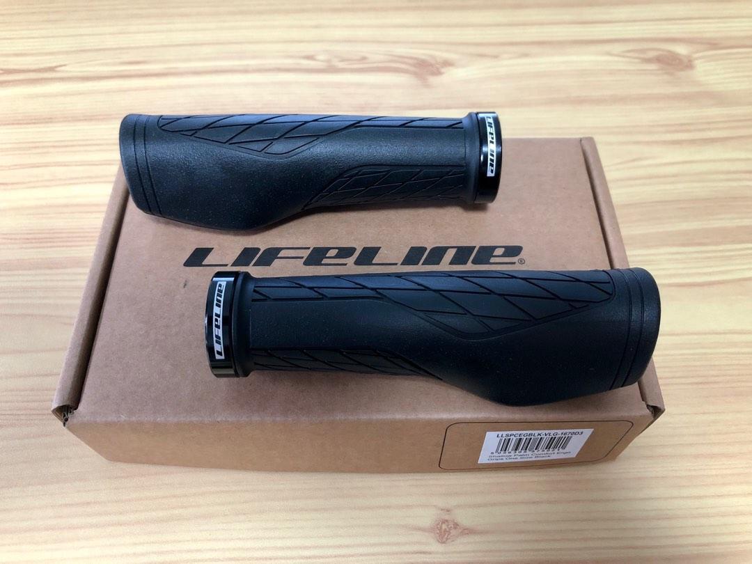 LifeLine Single Clamp Comfort Ergo Bar Grips Foldie grips for