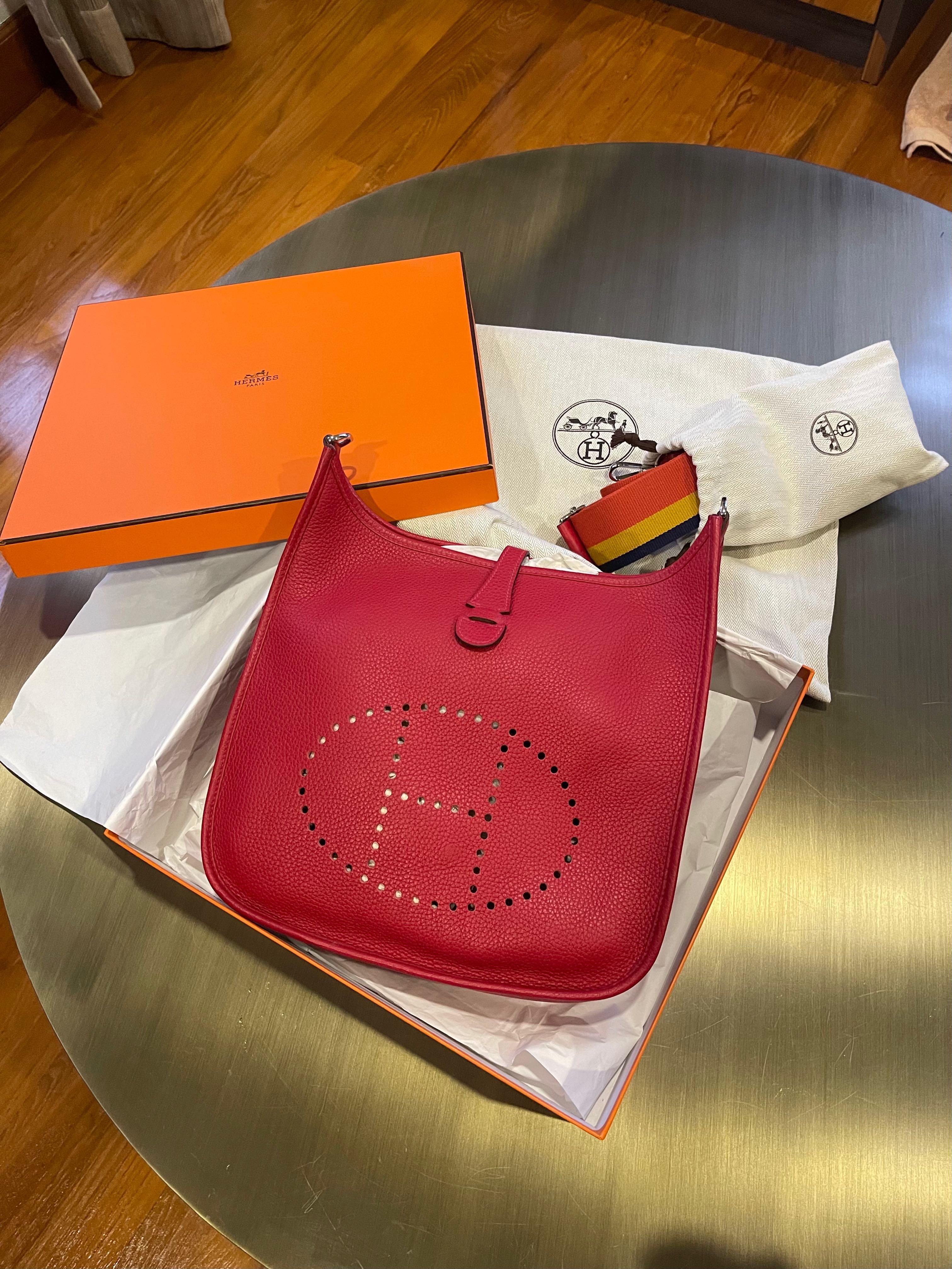 LIMITED EDITION HERMES STRAP Evelyne III 33 Luxury Bags